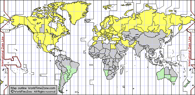 DST World Map